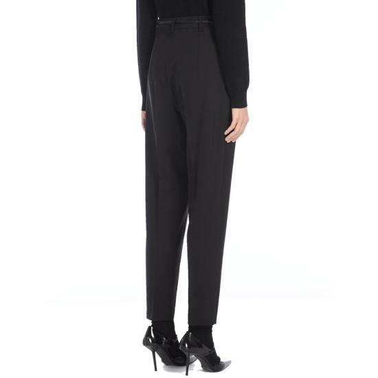  막스마라 스트레이트 팬츠 MA 8991989629140 BLACK - MAX MARA