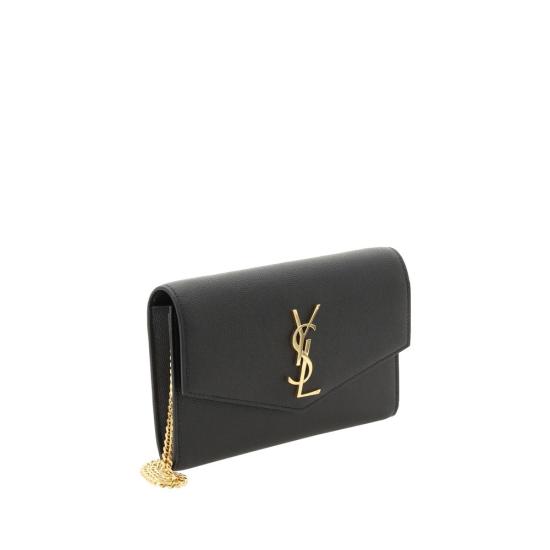 26FW 생로랑 지갑 SA6077881GF0J1000BB BLACK - SAINT LAURENT