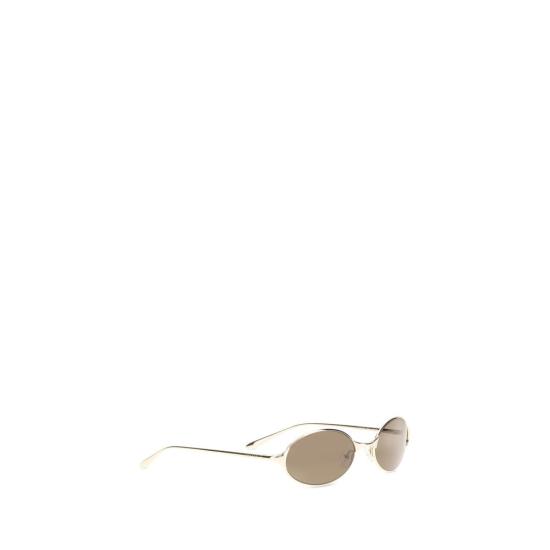 26FW 알렉산더 맥퀸 선글라스 ALA000R6I33307024BB GOLD - ALEXANDER MCQUEEN