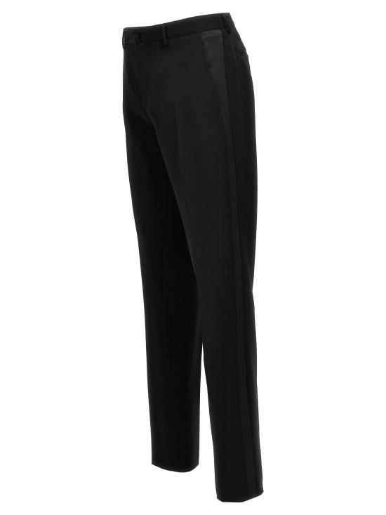  랑방 스트레이트 팬츠 LA266421BM BLACK - LANVIN