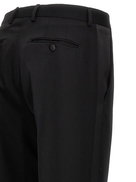 랑방 스트레이트 팬츠 LA266421BM BLACK - LANVIN