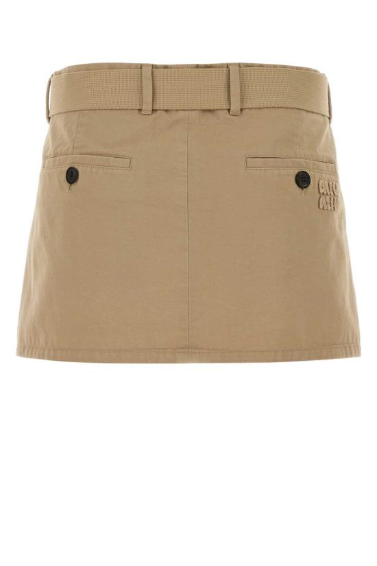 26SS 미우미우 스커트 MG2637SOOO19EK F0006 BEIGE - MIU MIU