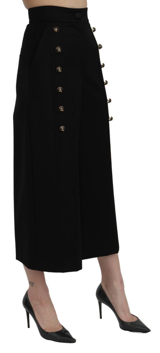  돌체앤가바나 스트레이트 팬츠 PAN71076 BLACK - DOLCE & GABBANA