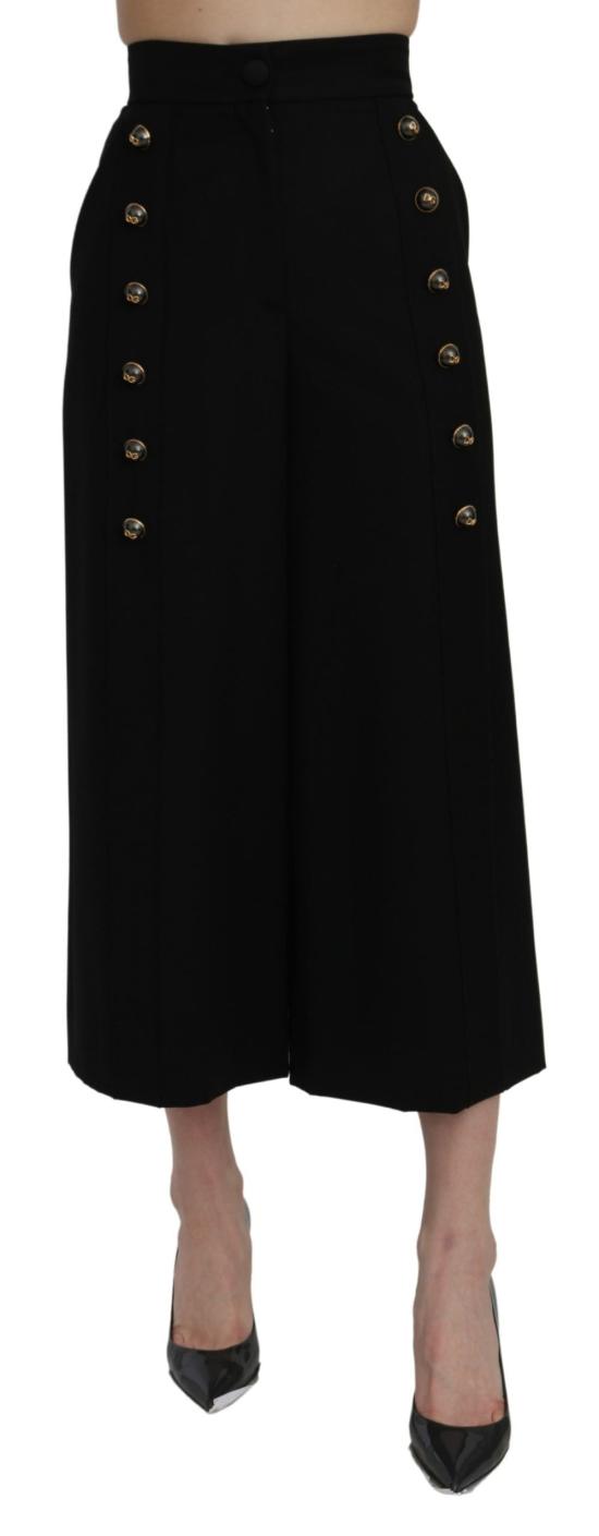  돌체앤가바나 스트레이트 팬츠 PAN71076 BLACK - DOLCE & GABBANA