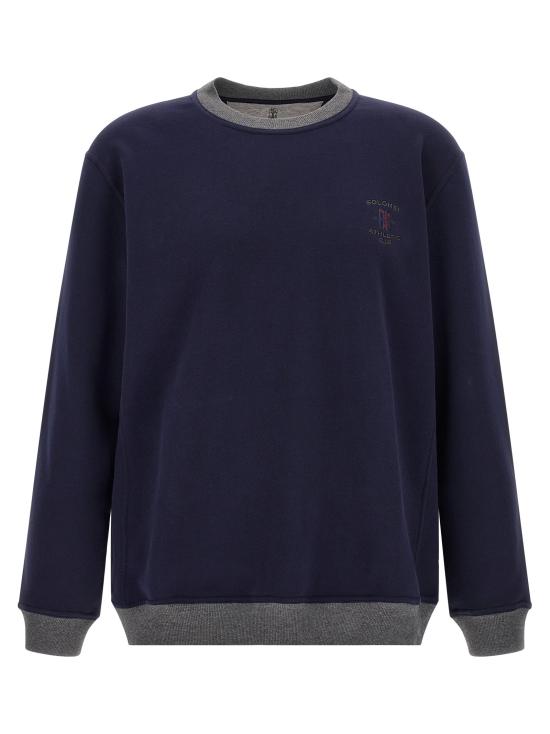 브루넬로 쿠치넬리 긴팔 티셔츠 BR338635BM BLUE