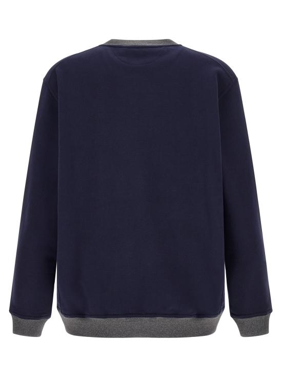  브루넬로 쿠치넬리 긴팔 티셔츠 BR338635BM BLUE - BRUNELLO CUCINELLI