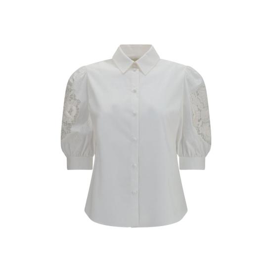26FW 발렌티노 가라바니 블라우스 VA9B3AA0H65A6001BB WHITE