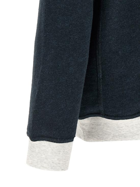  브루넬로 쿠치넬리 긴팔 티셔츠 BR329001BM NAVY - BRUNELLO CUCINELLI