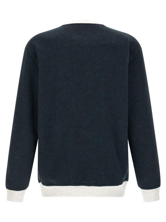  브루넬로 쿠치넬리 긴팔 티셔츠 BR329001BM NAVY - BRUNELLO CUCINELLI
