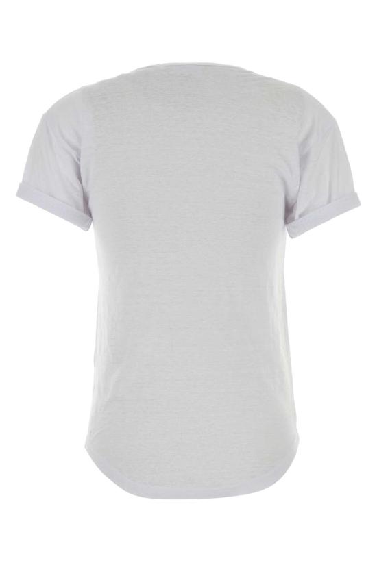 26SS 이자벨마랑에뚜왈 콜디아 플록 리넨 티셔츠 TS0315FAA1N09E WHYW WHITE - ISABEL MARANT ETOILE