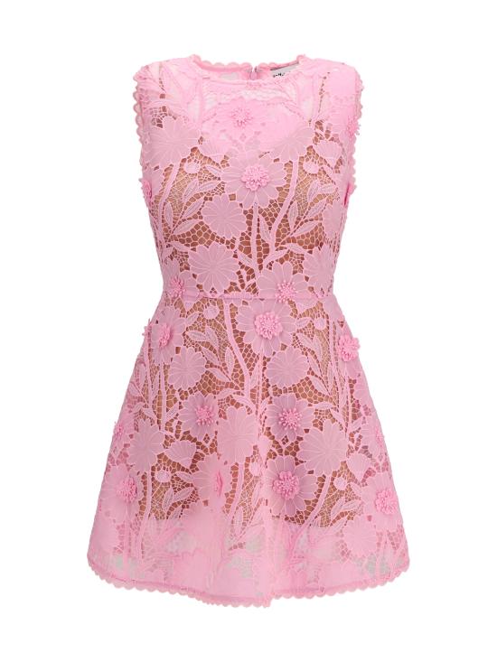 26FW 셀프 포트레이트 원피스 PF26109SP PINK