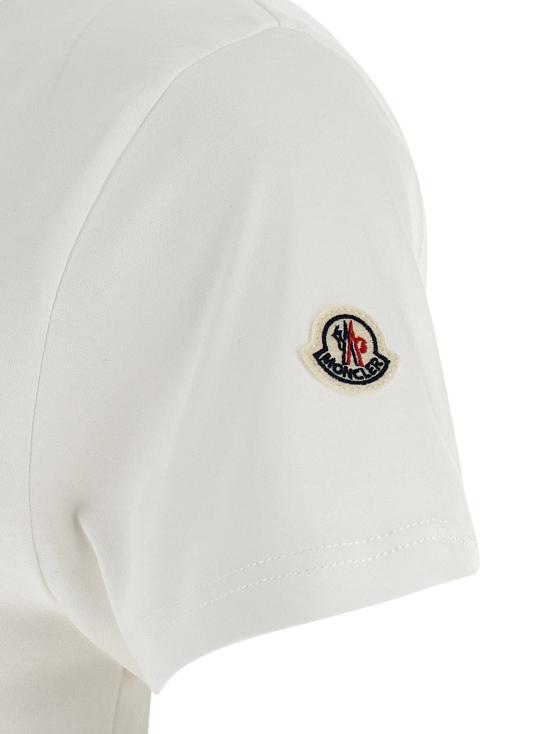 26SS 몽클레어 폴로 티셔츠 MO328130BM WHITE - MONCLER