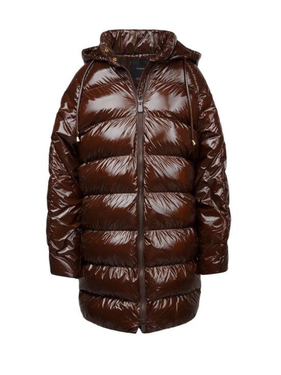  핑코 패딩 105335 A00N M22 S Pinko BROWN - PINKO