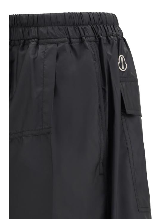 26SS 릭오웬스 몽클레어 숏팬츠 MU01F2B01M8114 999 BLACK - RICK OWENS MONCLER
