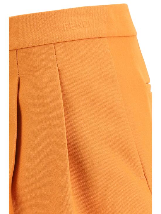 26SS 펜디 그랑 드 뿌드르 울 쇼츠 FR6690AJYF F1UKE ORANGE - FENDI