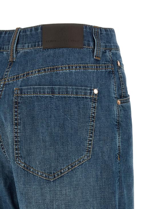 26SS 브루넬로 쿠치넬리 데님 팬츠 BR326456BM BLUE - BRUNELLO CUCINELLI