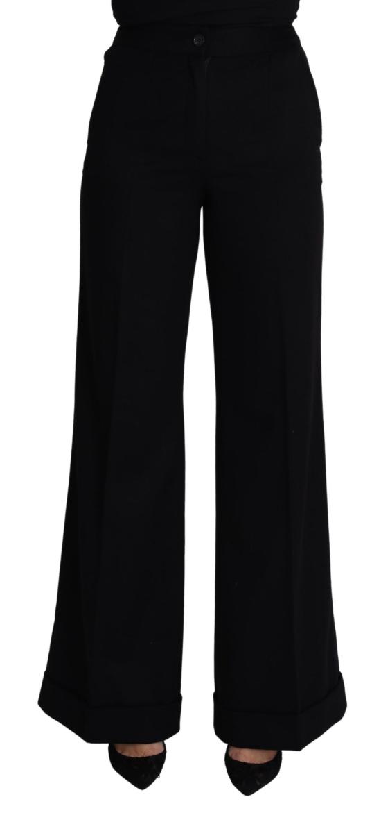  돌체앤가바나 스트레이트 팬츠 PAN71625 BLACK - DOLCE & GABBANA