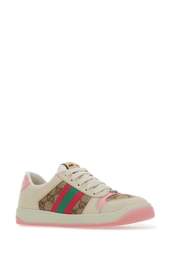  구찌 크리스탈 스크리너 스니커즈 6774239SFR0 2587 BEIGE - GUCCI