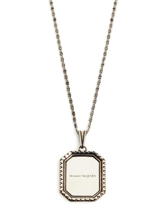 26SS 알렉산더 맥퀸 네크리스 708867J160Y0446 SILVER - ALEXANDER MCQUEEN