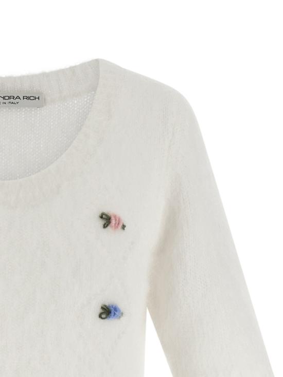 25FW 알레산드라리치 가디건 AL316459BM WHITE - ALESSANDRA RICH