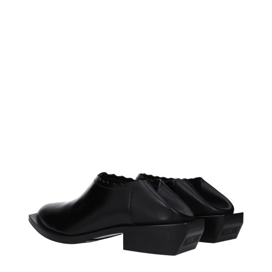  모스키노 플랫 슈즈 MO10027286331657BT BLACK - MOSCHINO