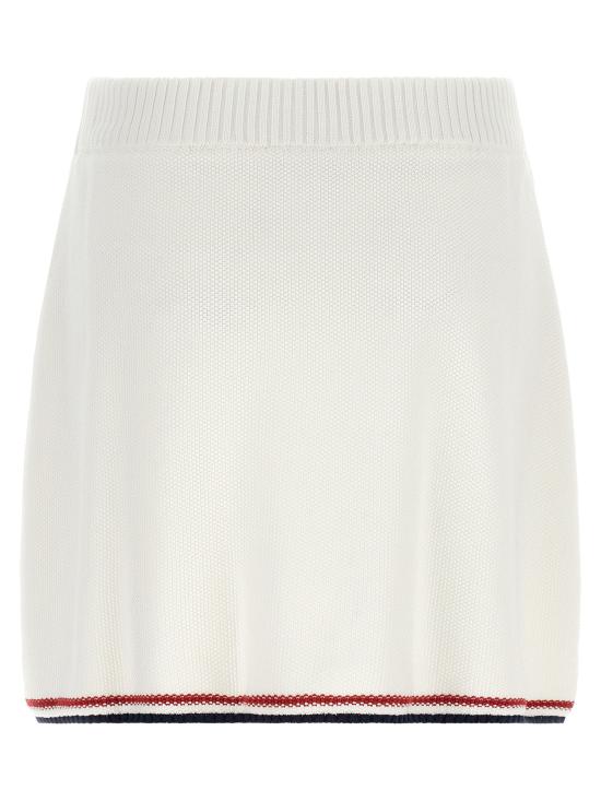 26SS 브루넬로 쿠치넬리 스커트 BR338394BM WHITE - BRUNELLO CUCINELLI