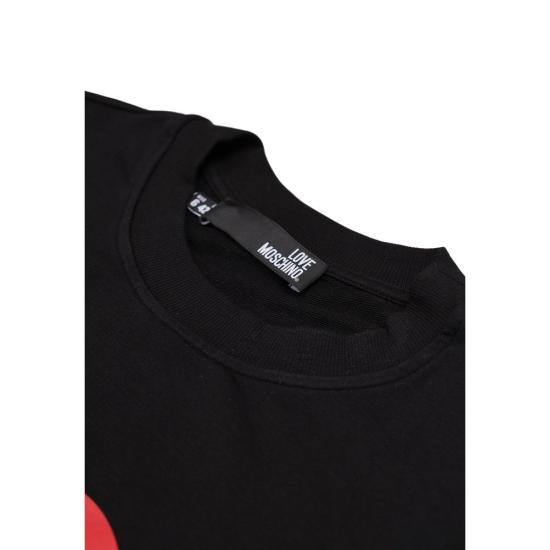25FW 모스키노 긴팔 티셔츠 LO19064200009RO BLACK - MOSCHINO