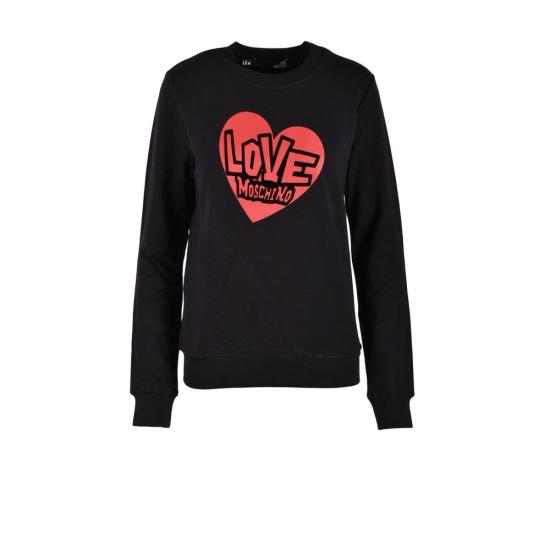 25FW 모스키노 긴팔 티셔츠 LO19064200009RO BLACK