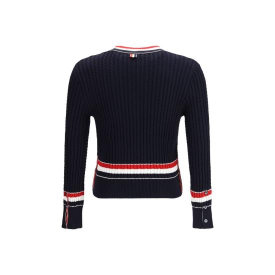 26FW 톰브라운 스웨터 THMKA581AY3014415BB NAVY - THOM BROWNE