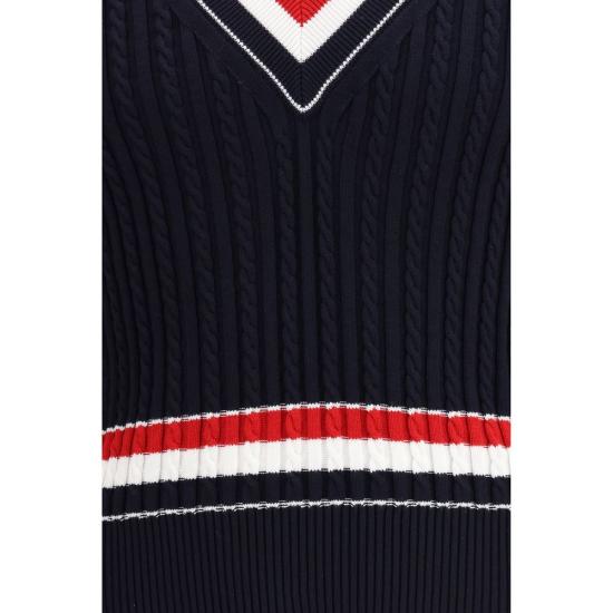 26FW 톰브라운 스웨터 THMKA581AY3014415BB NAVY - THOM BROWNE