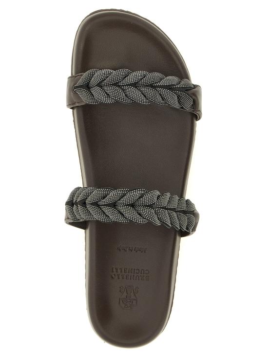 26SS 브루넬로 쿠치넬리 샌들 BR335366BM BROWN - BRUNELLO CUCINELLI