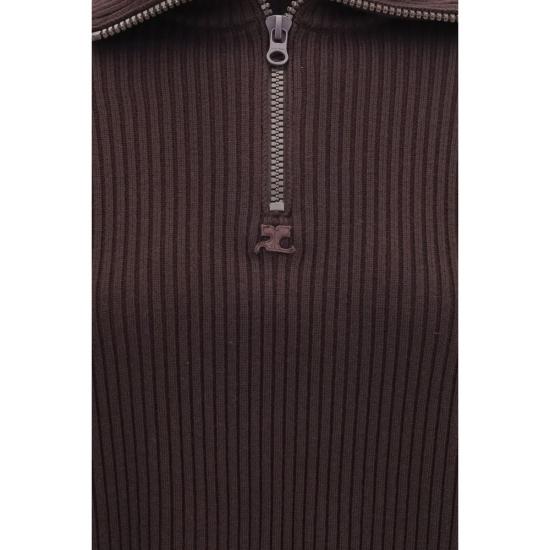 26FW 쿠레쥬 스웨터 CO326MPU278FI00854090BB BROWN - COURREGES