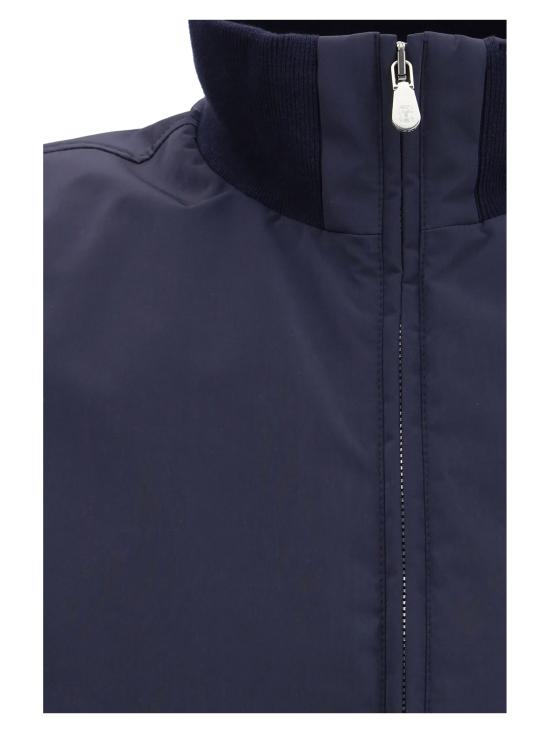 26SS 브루넬로 쿠치넬리 가공 나일론 웨이스트코트 MM4796584 CIR70 NAVY - BRUNELLO CUCINELLI