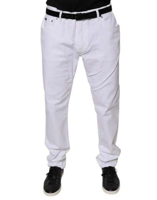  돌체앤가바나 데님 팬츠 PAN76072 WHITE