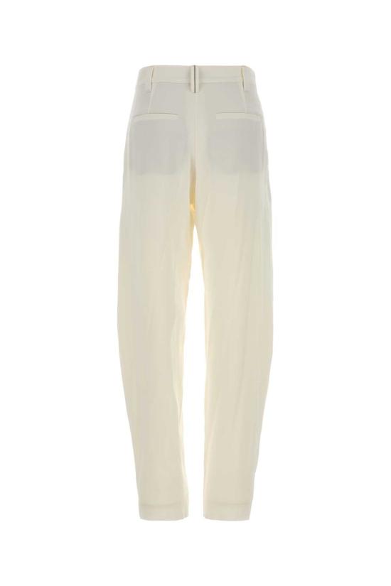 26SS 브루넬로 쿠치넬리 스트레이트 팬츠 MF906P9007 C600 WHITE - BRUNELLO CUCINELLI