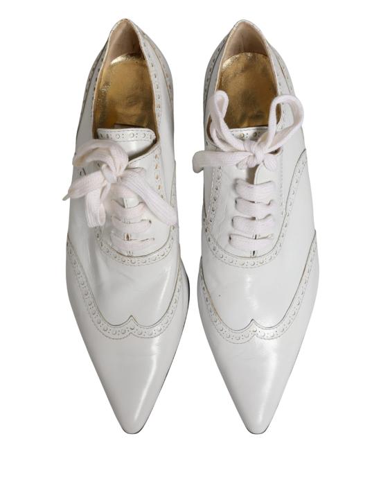  돌체앤가바나 플랫 슈즈 LA13265 WHITE - DOLCE & GABBANA