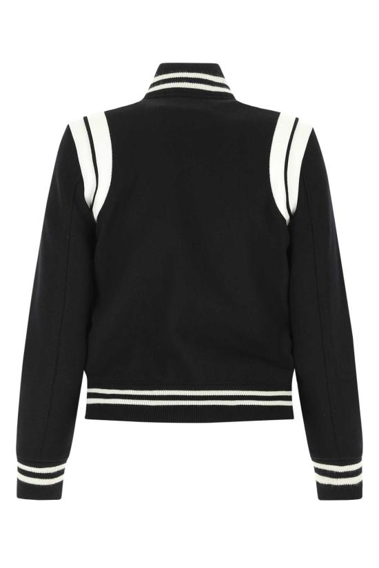  생로랑 울 테디 자켓 376283Y180W 1900 BLACK - SAINT LAURENT