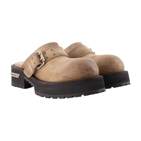 26FW 발렌시아가 플랫 슈즈 CONFIG CIAS25306 BROWN - BALENCIAGA