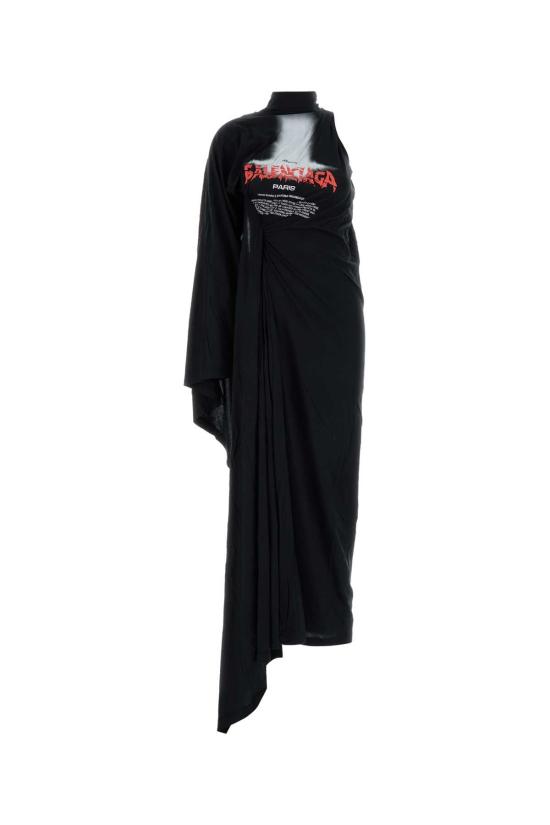 26FW 발렌시아가 원피스 A001WDTUVX9 1000 BLACK