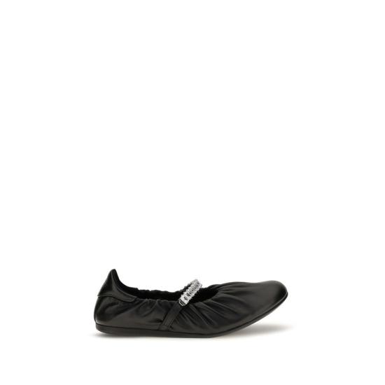 26FW 지미추 플랫 슈즈 JIJ000184178XBLACKCRYSBB