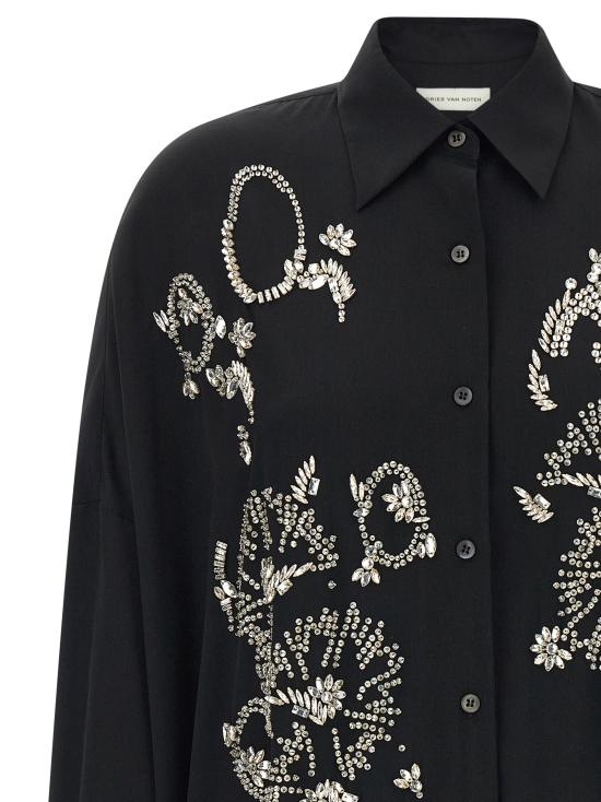 26SS 드리스 반 노튼 블라우스 DR334850BM BLACK - DRIES VAN NOTEN