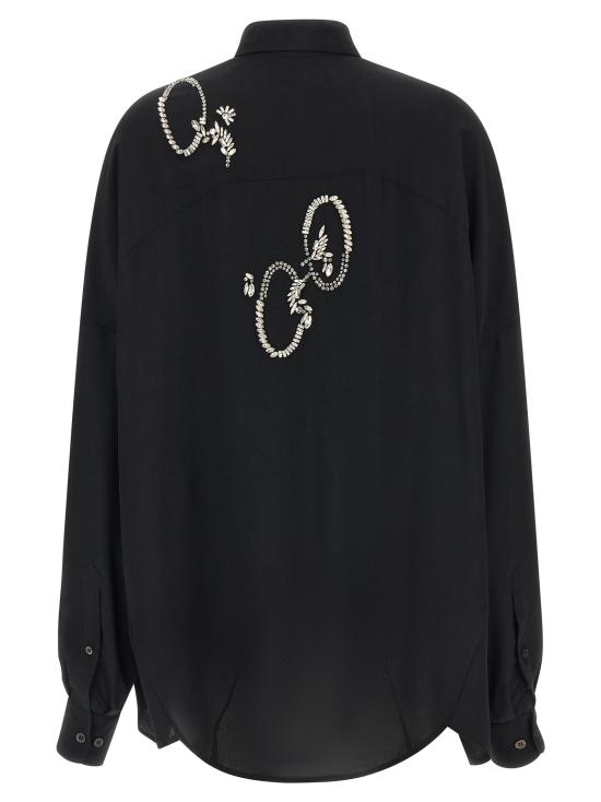 26SS 드리스 반 노튼 블라우스 DR334850BM BLACK - DRIES VAN NOTEN