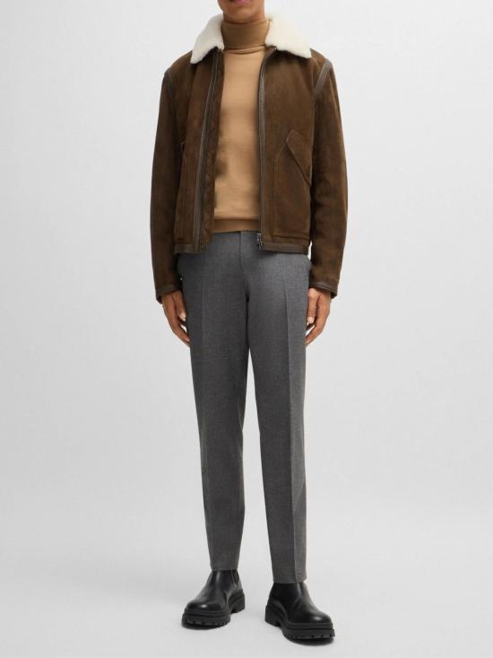 26FW 휴고보스 버진 울 터틀넥 스웨터 50468262260 BEIGE - HUGO BOSS