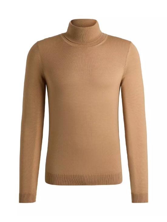 26FW 휴고보스 버진 울 터틀넥 스웨터 50468262260 BEIGE - HUGO BOSS
