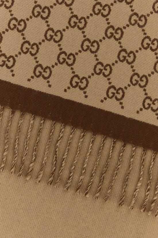  구찌 울 자카드 스카프 8355343G200 9865 BEIGE - GUCCI