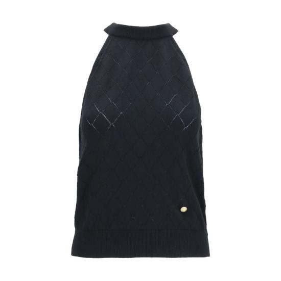 26FW 발망 민소매 티셔츠 BAHF1AE089KJ990PABB BLACK