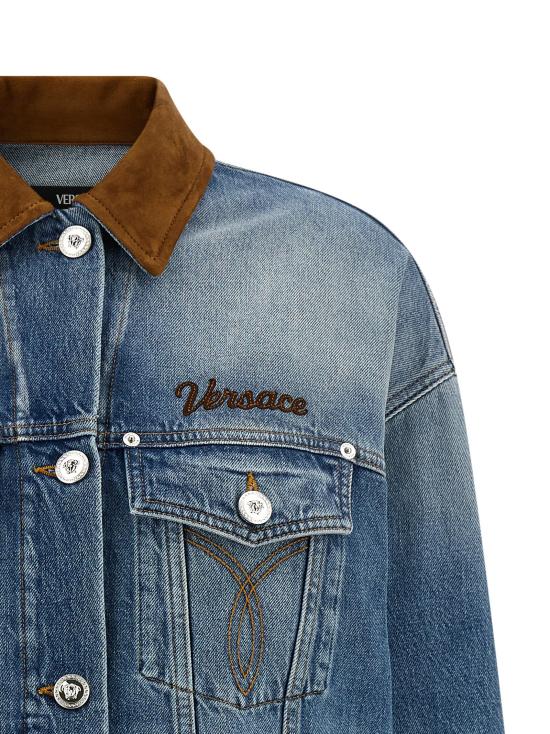 26SS 베르사체 자켓 VE328874BM BLUE - VERSACE