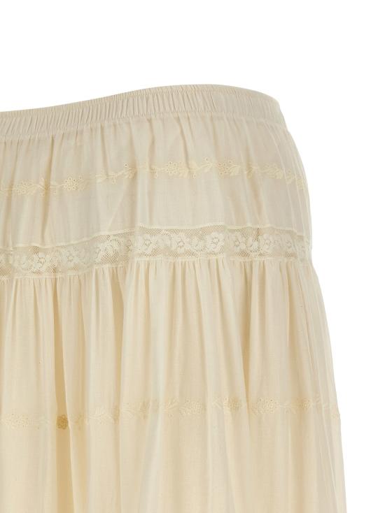 26SS 에르마노 설비노 스커트 ER327064BM WHITE - ERMANNO SCERVINO