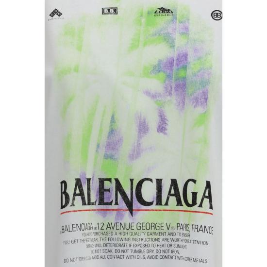 26FW 발렌시아가 폴로 티셔츠 BAA00497TUV079000BB WHITE - BALENCIAGA