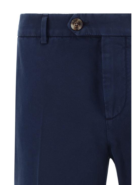 26FW 브루넬로 쿠치넬리 스트레이트 팬츠 M252DI1770 C2517 NAVY - BRUNELLO CUCINELLI